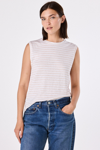 LALA SHELL blush stripe