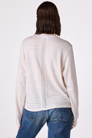 ANGEL TEE blush stripe