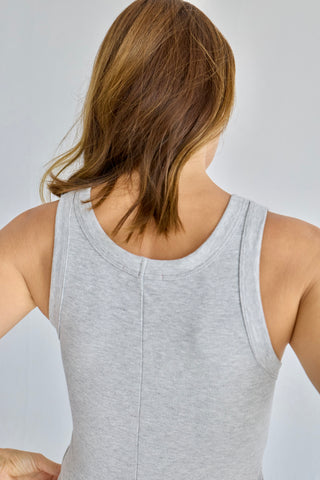 JODI TANK-  heather grey