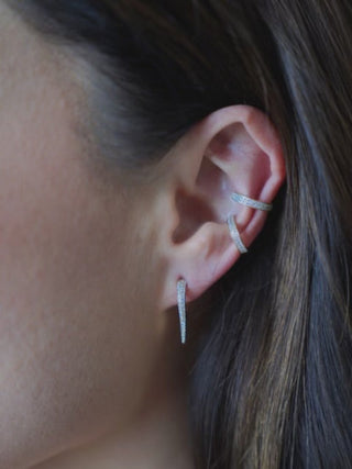 SHORT PAVE DIAMOND NEEDLE