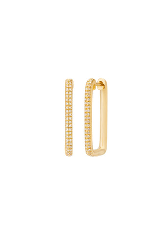 SQUARE PAVE HOOPS