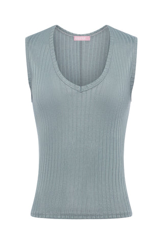 AVA TANK slate blue