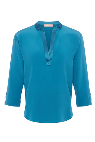 EMMA BLOUSE lyons blue