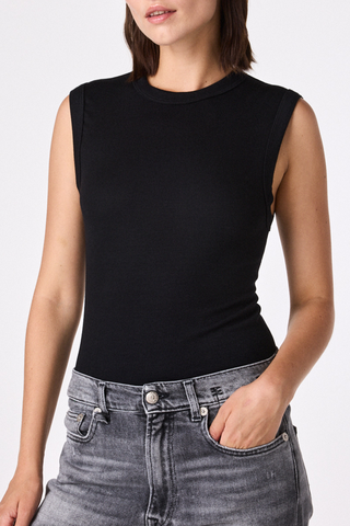 LOU MUSCLE TEE BLACK