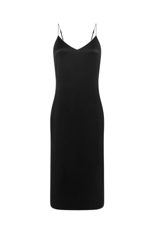 SALLY SLIP DRESS noir
