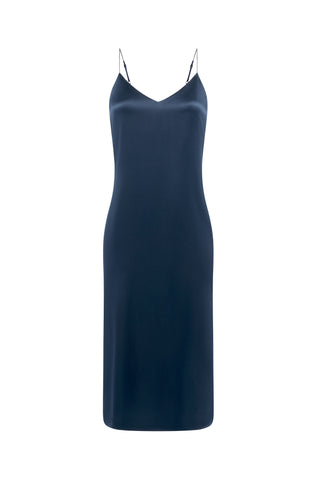 SALLY SLIP DRESS navy