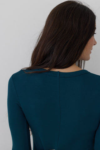 MILO TOP peacock green